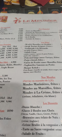 Restaurant Le Meunier à Lille - menu / carte