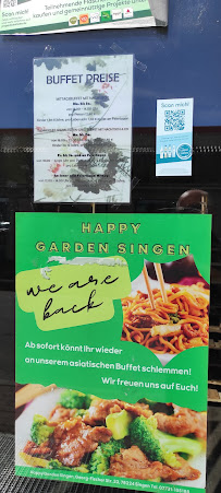 Restaurant Happy Garden Buffet World GmbH à Singen - menu / carte