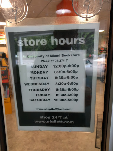 Book Store «University of Miami Bookstore», reviews and photos, 1306 Stanford Dr, Coral Gables, FL 33146, USA
