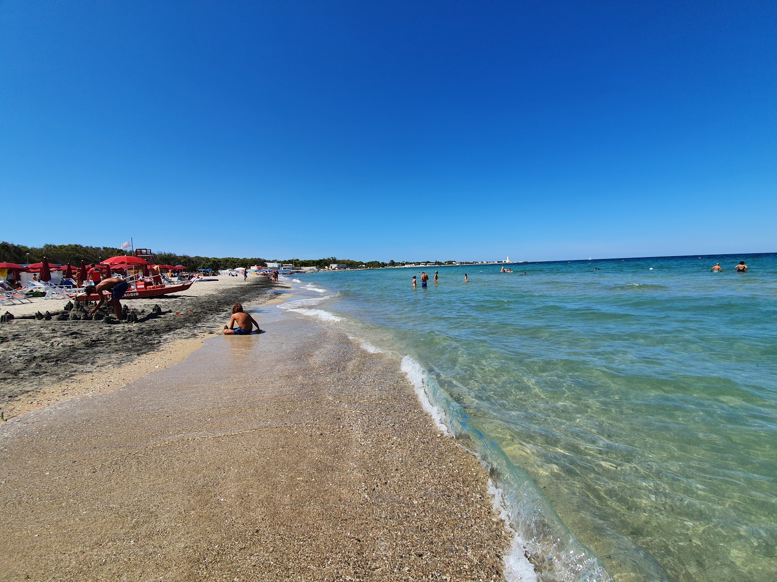 Foto van Lido Verde met fijne beige zand oppervlakte