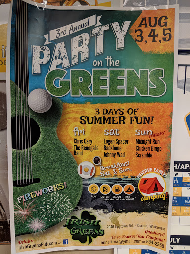 Golf Course «Irish Greens Golf Club & Restaurant», reviews and photos, 2946 Logtown Rd, Oconto, WI 54153, USA