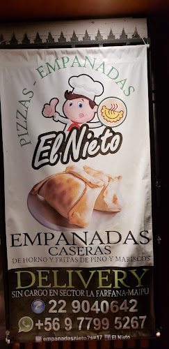 Horarios de Empanadas Y Pizzas El Nieto