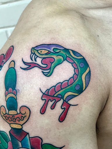 Explore tattoo ideas about travel, creative tattoo ideas in Modesto, available at Inkwell Tattoo