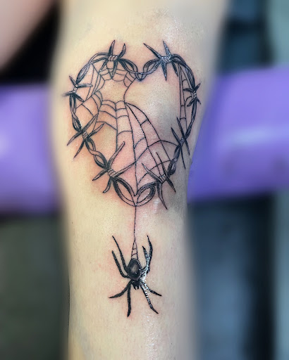 Explore bow hunting tattoo ideas, creative tattoo ideas in Cincinnati, available at Opal Moon Tattoo