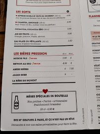 Carte du L'Alsacien Châtelet - Restaurant / Bar à Flammekueche à Paris