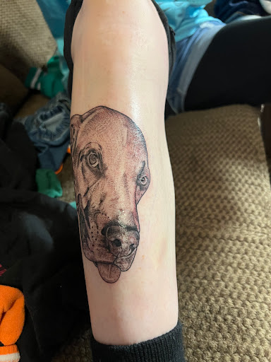 Explore knee tattoo ideas, creative tattoo ideas in Mount Clemens, available at Hand & Heart Tattoo