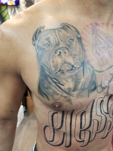 Explore medusa thigh tattoo ideas, creative tattoo ideas in Burlington, available at Mr Tattoos & Piercing