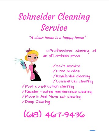 Schneider Cleaning Service in Jerseyville, Illinois