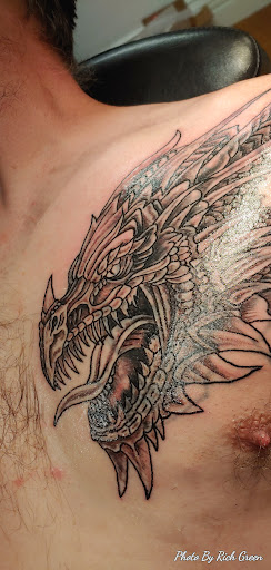 Explore knitting tattoo ideas, creative tattoo ideas in East Brookfield, available at Port of Worcester Tattoo, E. Brookfield