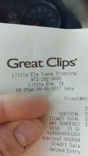 Hair Salon «Great Clips», reviews and photos, 2700 E Eldorado Pkwy #206, Little Elm, TX 75068, USA