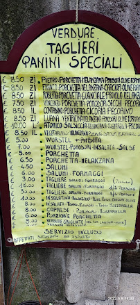 La Fraschetta da Neno à Tivoli menu