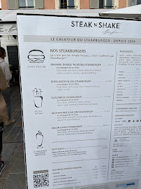 Steak n' Shake Cannes Croisette à Cannes menu