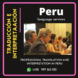 TRADU PERU Traducción e interpretación /Equipos de sonido para eventos /Peru language services / Italiano /inglés /ruso/ portugés