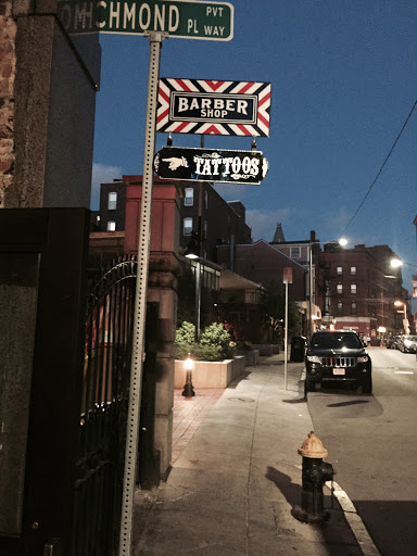 Explore arrow tattoo ideas for guys, creative tattoo ideas in Boston, available at Boston Barber & Tattoo Co.