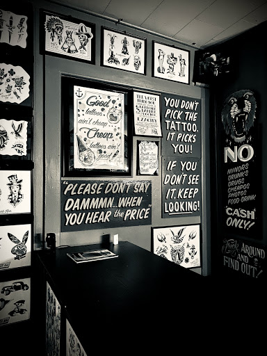 Explore music inspired tattoo ideas, creative tattoo ideas in Denton, available at Black Anchor Tattoo