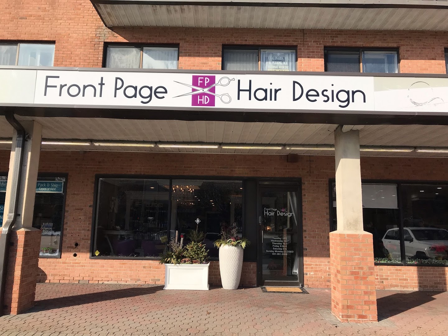 Front Page Hair Design