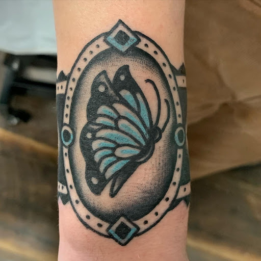 Explore ear tattoo ideas, creative tattoo ideas in Delmar, available at Resolute Tattoo