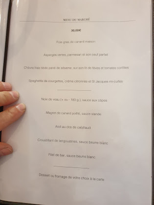 menu du restaurants La Gaudinette à Saint-Paul-Trois-Châteaux