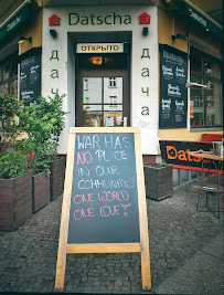 Restaurant Cafe Datscha à Berlin (le menu)