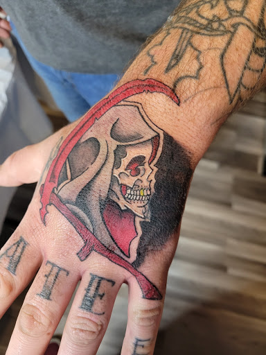 Explore half sleeve tattoo ideas men, creative tattoo ideas in Clarkston, available at Koby Hardy Piercing & Tattoo