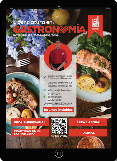 Escuela de Gastronomia en Puebla UHS