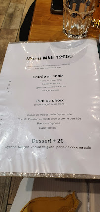 Menu / carte de Chez He - 何处思蜀 à Paris