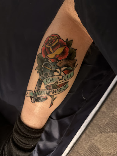 Explore tattoo leg sleeve ideas, creative tattoo ideas in Lake Villa, available at Eternal Tiger Tattoo