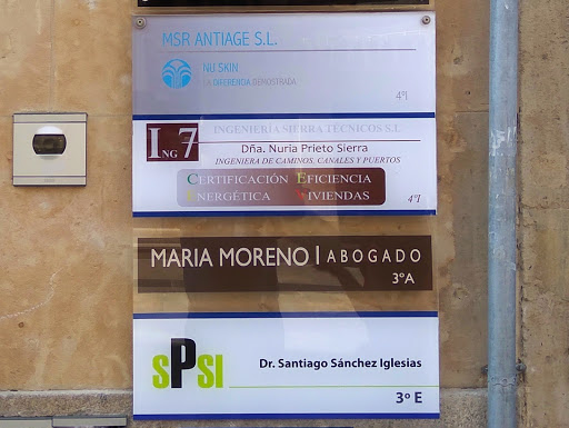 Información y opiniones sobre MARÍA MORENO | A B O G A D O S de Salamanca