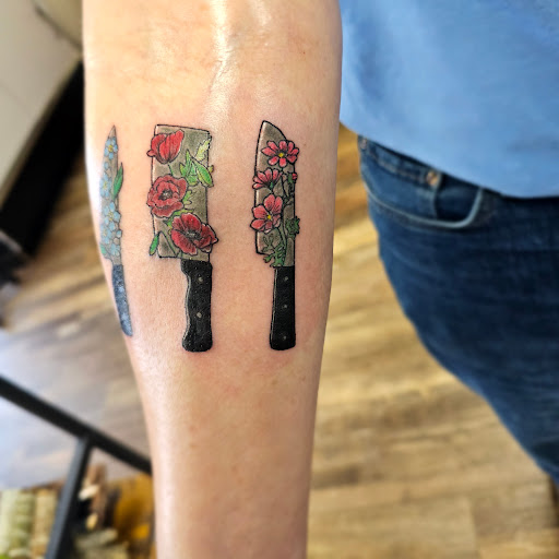 Explore one of one tattoo ideas, creative tattoo ideas in Traverse City, available at Pinups & Needles