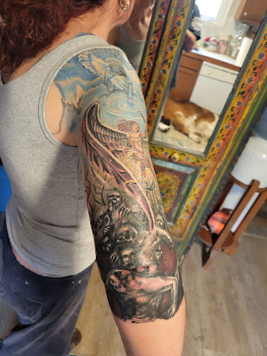 Find tattoo ideas moon and sun for your next unique tattoo in Canton at The Inkeepers Tattoo Parlor