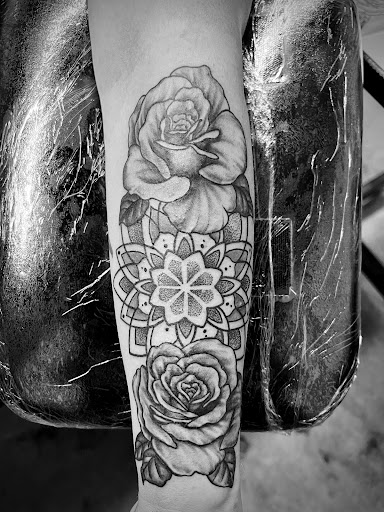 Explore cat tattoo ideas for guys, creative tattoo ideas in Tucson, available at Gods Country Tattoo Saloon