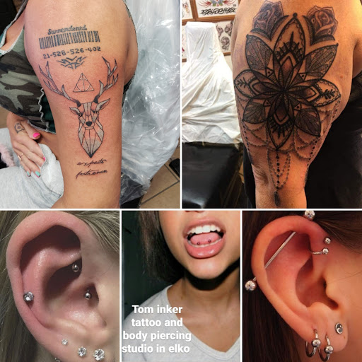 Explore tattoo ideas neck, creative tattoo ideas in Elko, available at Custom Tattoos and Body Piercing Studio