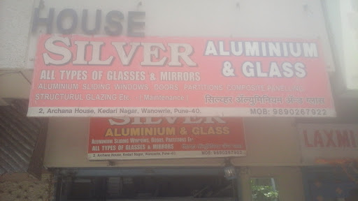 Silver Aluminium & Glass