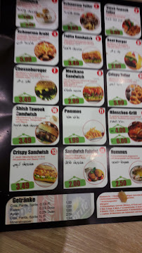 DamaskusTor Imbiss à Wuppertal menu