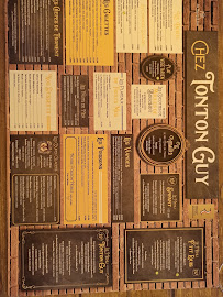 Menu du Chez Tonton Guy à Paimpol