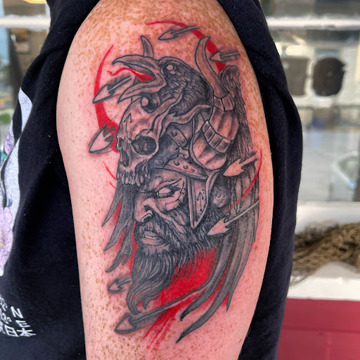 Explore arm butterfly tattoo ideas, creative tattoo ideas in Fort Oglethorpe, available at The Helm Tattoo & Piercing