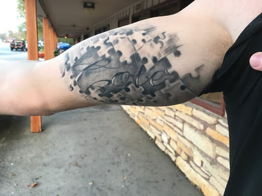 Explore coffee tattoo ideas, creative tattoo ideas in Roscoe, available at Elevated Ink Tattoo