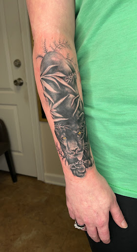 Explore pinterest flower tattoo ideas, creative tattoo ideas in Mayodan, available at Bleeding Ink Tattoo