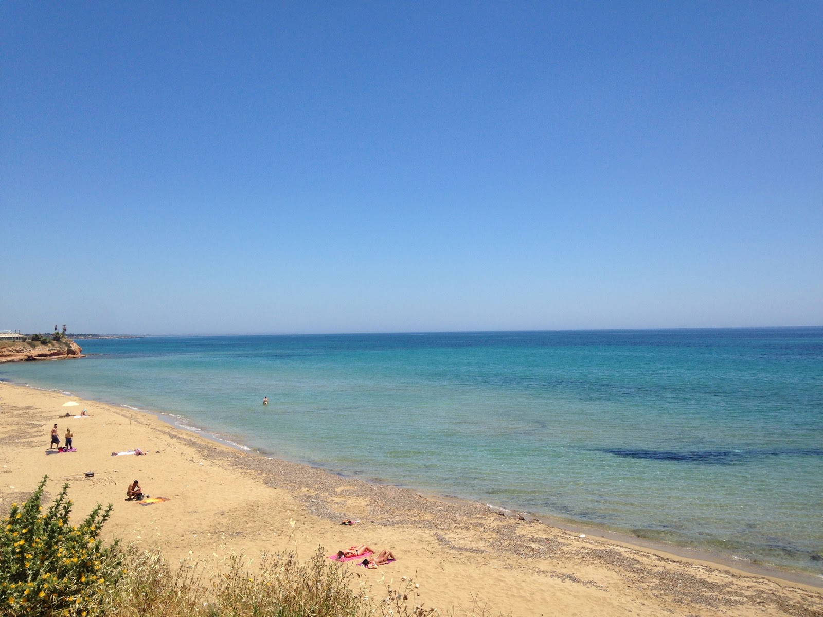 Spiaggia della Loggia的照片 带有直岸