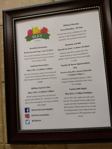 Fast Food Restaurant «Chick-fil-A», reviews and photos, 6203 N Illinois St, Fairview Heights, IL 62208, USA