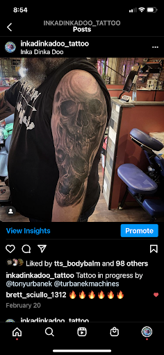 Explore buddha tattoo ideas, creative tattoo ideas in Pittsburgh, available at inkadinkadoo tattoo studio