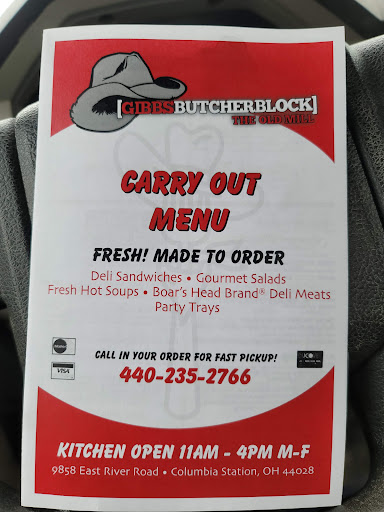 Butcher Shop «Gibbs Butcher Block», reviews and photos, 9858 E River Rd N, Columbia Station, OH 44028, USA