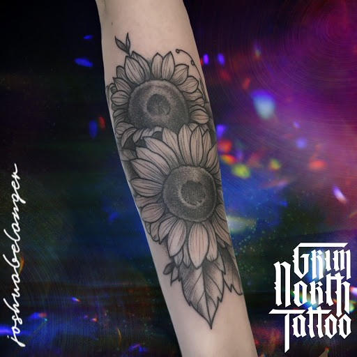 Explore 1x1 tattoo ideas, creative tattoo ideas in Portsmouth, available at Grim North Tattoo and Piercing