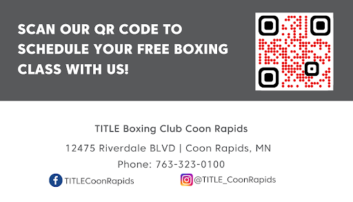 Boxing Gym «TITLE Boxing Club Coon Rapids», reviews and photos, 12475 Riverdale Blvd, Coon Rapids, MN 55433, USA
