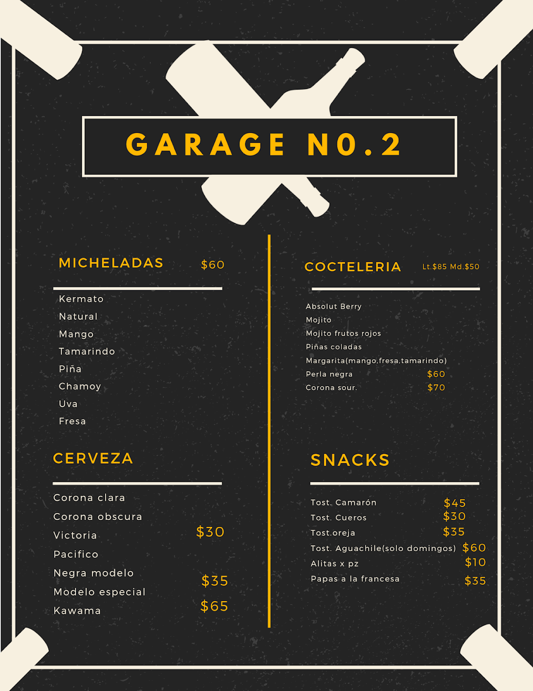 El Garage 2 Snack Bar