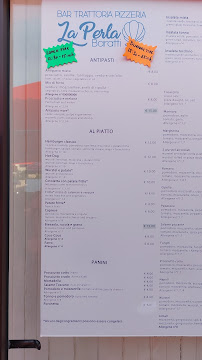 Carte du Ristorante la Perla à Piombino