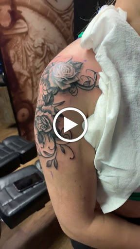 Explore fighter tattoo ideas, creative tattoo ideas in Sioux Falls, available at Starry Eyed Studio