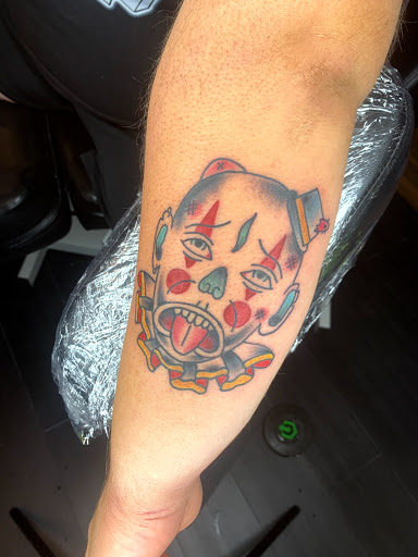 Explore scene tattoo ideas, creative tattoo ideas in Englishtown, available at Battlefront Tattoo Company