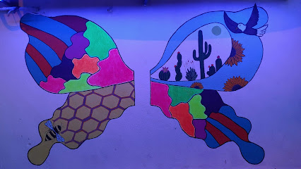 Mural Mariposa Abejitas del Desierto