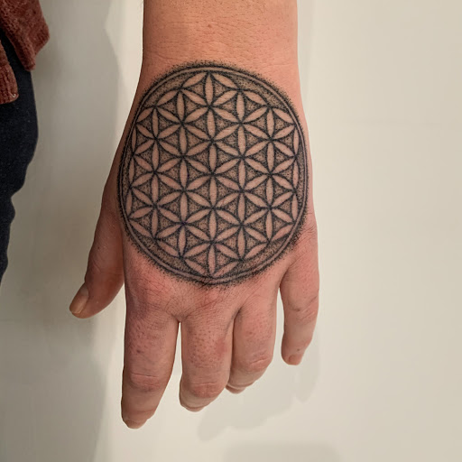 Explore cool face tattoos ideas, creative tattoo ideas in Lufkin, available at Black Spot Tattoo Company